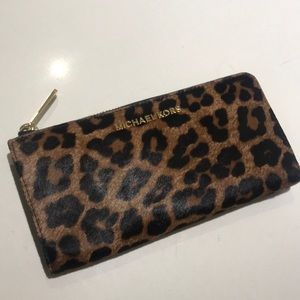 Leopard Michael Kors Wallet